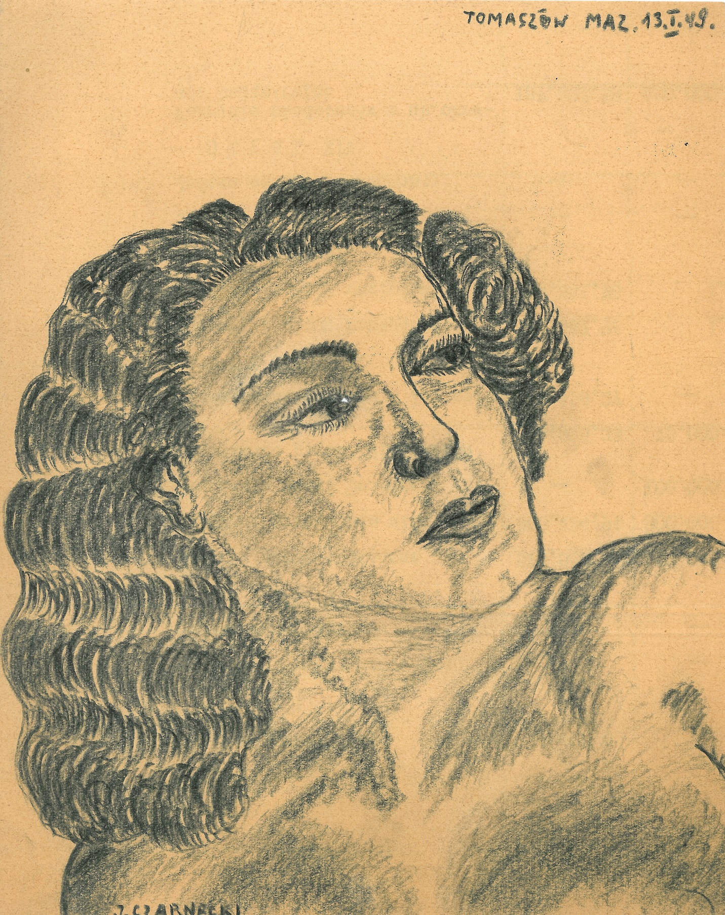 Szkic autorstwa Jana Czarneckiego.